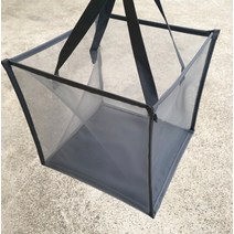 통풍 매쉬 분리수거함 그물망 빨래바구니 접이식 수납 사각 포켓 바스켓