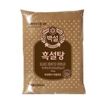 CJ 백설 흑설탕 1kg, 6개