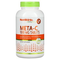 뉴트리바이오틱 NutriBiotic 력 Meta C 1 000mg 베지 정제 옵션확인필수, 100 개