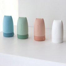 슬로우고 새지않는 수영장 여행용 실리콘 공병 60ml 4개세트, 혼합색상, 1세트