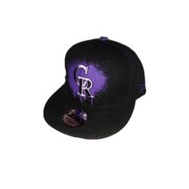 콜로라도 로키스 MLB 스냅백 New Era 9fifty 브랜드 새 검은색 모자