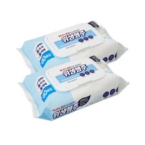 [도매반값] 하)물티슈 위생행주 80매 캡형(3개묶음), 1박스, 1개