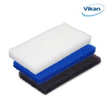 HACCP 해썹 음료 주류 제약 화장품 소스 식품 공장 후드 천정 벽면 바닥 그릴 찌든때 바이칸 청소 패드 리필 5525, 파랑（거친패드）