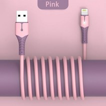 YUTOOL Quick Charge USB Cable For iPhone 14 13 12 11 Pro Max XS 6s 7 8 Plus Origin Mobile Phone Char, 분홍색_1.5m