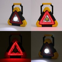 TWKL 차량용 LED 안전 삼각대 옐로우, 1개