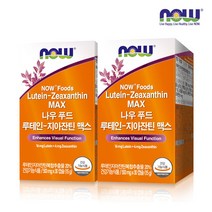 [한국공식총판] 나우푸드 루테인-지아잔틴맥스 30캡슐 x 2개 세트 (2개월분), 500mg x 30캡슐 x 2박스 (30g)