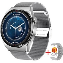 us Huawei GT3 Pro AMOLED 스마트 워치 다이얼 전화 스포츠 피트니스 추적기 남자 Smartwatch 2023, Silver net