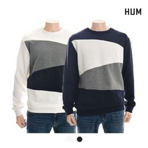 [흄] [HUM]남) CVC3단쭈리 3단배색 맨투맨(FHMSCTM104P)