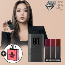 조성아TM [설기획] 메가핏스틱파운데이션(새미매트)+틴트(3종택1)+쇼핑백, 00포슬린(19호)+와인봉봉