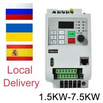 주파수 변환기 교류 전원 장치 공급기 인버터 입력 출력 가변 드라이브 모터, 2.2KW 220V 10A_1 phase 220V |