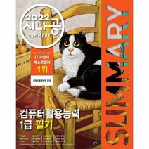 컴퓨터활용능력 1급 필기 2022시나공SUMMARY 19, 상품명