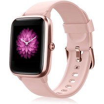 독일 Smartwatch 피트니스 트래커 시계 1.3 HD 풀 터치스크린 Android IOS용 여성 남성 시계 심박수 모니터가 있는 IP68 피트니스 골프필드용품 거리측정기, 1.55 혈액 산소 스크린, 검은 색