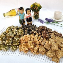 참깨 들깨 땅콩 씨앗 검정 검은깨 전통 강정 오꼬시 견과류 한과 250g, 들깨강정