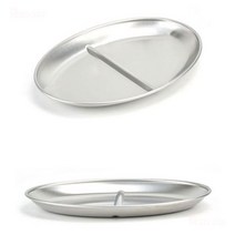 [오너클랜] 스텐 27종 2칸 나눔접시 간식접시 19x13.8cm 12호, 상세 설명 참조