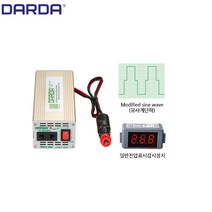 피앤케이 다르다 DP424 24V 400W 유사계단파 AC 차량용 인버터 캠핑용품 트랜스 변압기, DP424(DC24V/400W), 1개