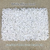 인공 식물 벽 잔디 40x60cm 플라스틱 인조 잔디 홈 가든 숍 쇼핑 센터 홈 인테리어 녹색 카펫 잔디, 하얀