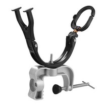 낚시받침대 거치대 꽂이 원투 삼각대 조정 가능한 보트 낚시대 홀더 스팬 막대 브래킷 도구 접이식 알루미, 01 Black