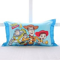 순면 토이스토리 액티브 폭신한 홀겹베개 40x60(커버+솜)