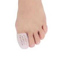 달자샵 2+2 엄지발가락 통풍되는 실리콘 골무 마찰방지 굳은살 보호, 화이트, 1세트(2P)+1세트(2P)