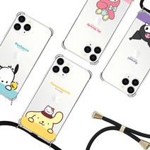 COZY 정품 산리오 매달리기 방탄젤하드 목걸이 스트랩 케이스 LG V50S V50 V40 V30 LG G8 G7 Q9 X4 X6 2019 벨벳