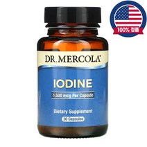 닥터머콜라 아이오딘 요오드 1500mcg 요오드화칼륨 30캡슐, 1500mcg 30캡슐, 1개