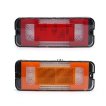 LED 차폭등 브레이크등 SL-52/53 트럭 사이드램프, 3.SL-53 적색, 24V