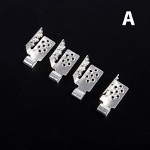 필름히터 난방 필름 클램프 특수 실버 커넥터 Minco Heat 전기 바닥 클립 액세서리 4pcs, 01 A