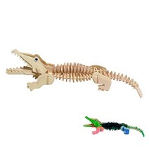 DIY 만들기 색칠하기 3D 목공나무 악어 대 종이접기 놀이 유치원 어린이 집 초등 학교 수업 학습 미술 재료 준비물, 상세페이지 참조, 상세페이지 참조, 상세페이지 참조