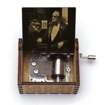 최신 그림 컬러 인쇄 대부 음악 상자 테마 노래 Caixa 드 Musica 뮤지컬 크리스마스 생일 영화 팬 선물 262822, 30music-37
