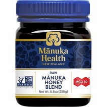 Manuka Health 뉴질랜드 정통 생꿀 MGO 30+ 마누카 꿀 블렌드 슈퍼푸드 250g