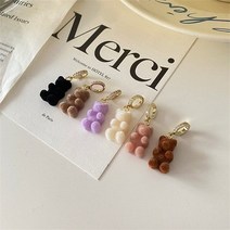 벨라도이 BELLA.DOI 벨벳 미니 테디베어 목걸이 팬던트 단품 (7587838)