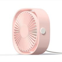 산업용 환풍기 공장 가정용 미니 책상 선풍기 휴대용 Usb 쿨러 전기 선풍기 크리에이티브 오피스 컴퓨터, 03 분홍색