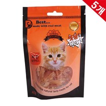 치아영양 아기고양이 성장간식 치킨져키 쫄깃함 보상 훈련용 마약간식 건강 맛좋은, 1개