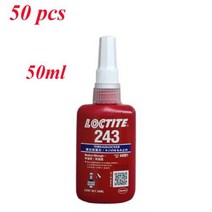 11020304050Pcs 록타이트 243 Threadlocker 스레드 씰링 접착제 이동식 나사 잠금 접착제 중간 점도, 50pcs 50ml