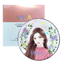 미바 이온칼슘 파운데이션 더블쿠션RX 본품25g 시즌2, 미바 이온칼슘 파운데이션 더블, 차분한피부