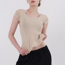 콘치웨어 / 소프트 U넥 세미크롭 티셔츠 6 color