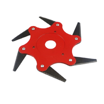 예초기 에취기 6 블레이드 모어 헤드잔디 깎는 잡초 깎기 절단 교체 날 줄 풀메는 기계, 모어 헤드