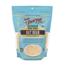 밥스레드밀 핫 시리얼 귀리 Bobs Red Mill High Fiber Oat Bran Hot Cereal 18oz(510g) 4개, 510g