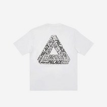 팔라스 트라이텍스트 티셔츠 화이트 - 22FW Palace Tri-Text T-Shirt White - 22FW