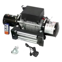 디에이치 전동윈치 차량용 12V/24V 13500 LBS (약 5톤) 유선 무선 겸용 와이어 미니 원치 자동차, 옵션6 - 24V 13500 LBS, 1개