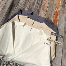 바잉몰 여성 시크한느낌 스퀘어넥 뒷버튼 블라우스 -3color