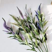 베로니카 라벤더 봄꽃 꽃꽂이 소품샵 조화 5color, 화이트