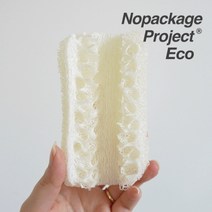 NPE 생분해 천연 루파 수세미 [원통 제로웨이스트 주방 생수세미 열매 욕실 다용도 바게트수세미], 단품, 단품