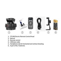 팬틸트 zifon yt-1200 파노라마 스태빌라이저 헤드 360º 회전 자동 전동 팬 틸트 스마트 폰 카메라 gopro 용 팬 틸트