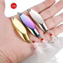 빅베이트 오징어스틱 명품 루어 쏘가리 1pcs 금속 스피너 송어 하드 장식 조각 paillette 인공 스피너 물고기 도구 2.5g-42g 미노우 미끼 낚시, 42g 멀티컬러