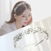 MISS21 아로나 플라워 진주 헤어밴드 머리띠 (hb1626)