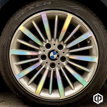 휠 홀로그램 스티커 차량용 자동차, 1세트, BMW 3GT 416 / 18인치