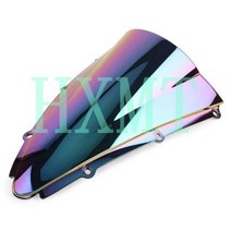 오토바이 윈드스크린 야마하 용 YZF 1000 R1 2000 2001 윈드 실드 스크린 더블 버블 YZFR1 00 01 206802, iridium