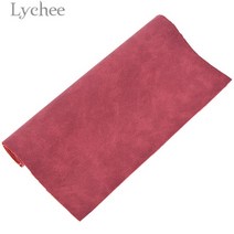 가죽공예 가죽 원단 가죽자투리 Lychee Life 21x29cm A4 스웨이드 PU 패브릭 방수 합성 DIY 재봉 재료, [06] 6
