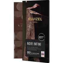 미쉘 끌뤼젤 MICHEL CLUIZEL 스페인 배송 인피니트 99% 카카오 다크 초콜릿 바 70g, 3팩